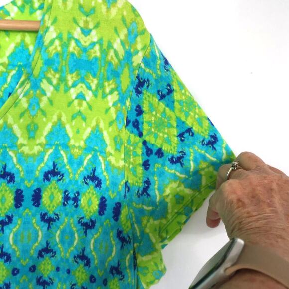 Ruby Rd Size XL Womens Top Polyester Assymetric Hem Gently worn - Picture 10 of 13